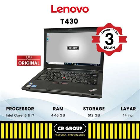 Specs Lenovo ThinkPad T430 Intel® Core™ i5 i5.